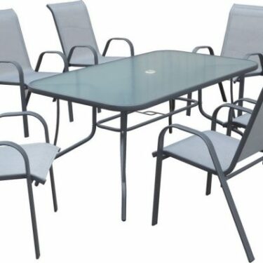 TABLE 150*90 DESSUS VERRE+ 6 C
