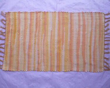 TAPIS RAYE 70*140 JAUNE