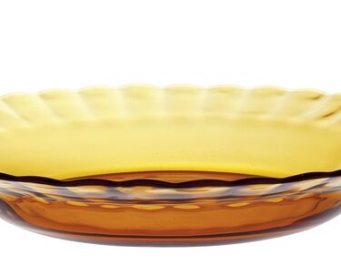 ASSIETTE CREUSE 23 AMBRE