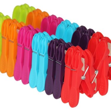 24 PINCES LINGE PLASTIQUE