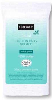 SENCE BEAUTY COTTON PADS 50 PC
