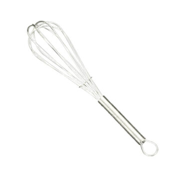 FOUET INOX MANCHE FIL 20CM