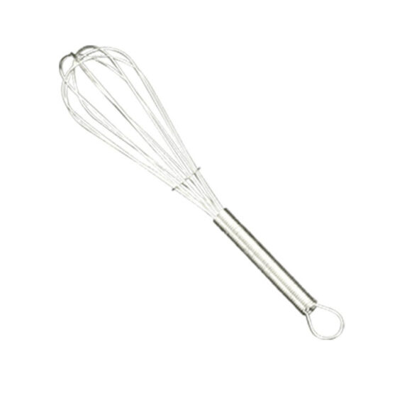 FOUET INOX MANCHE FIL 20CM