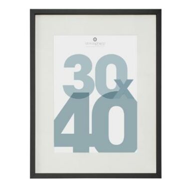 CADRE PHOTO NOIR MANU 30X40