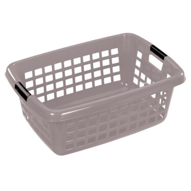 PANIÈRE À LINGE RECTANG TAUPE