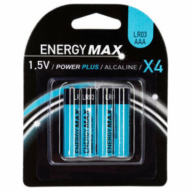 PILES POWER PLUS LR03 X4