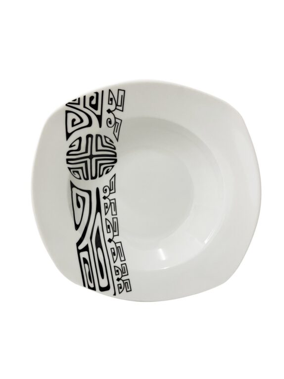 ASSIETTE CARRE SOUPE 23 TATOO