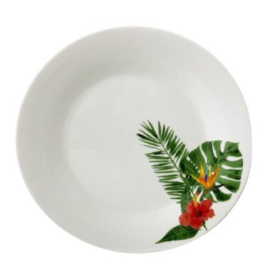 ASSIETTE PLATE 27 HIBISCUS