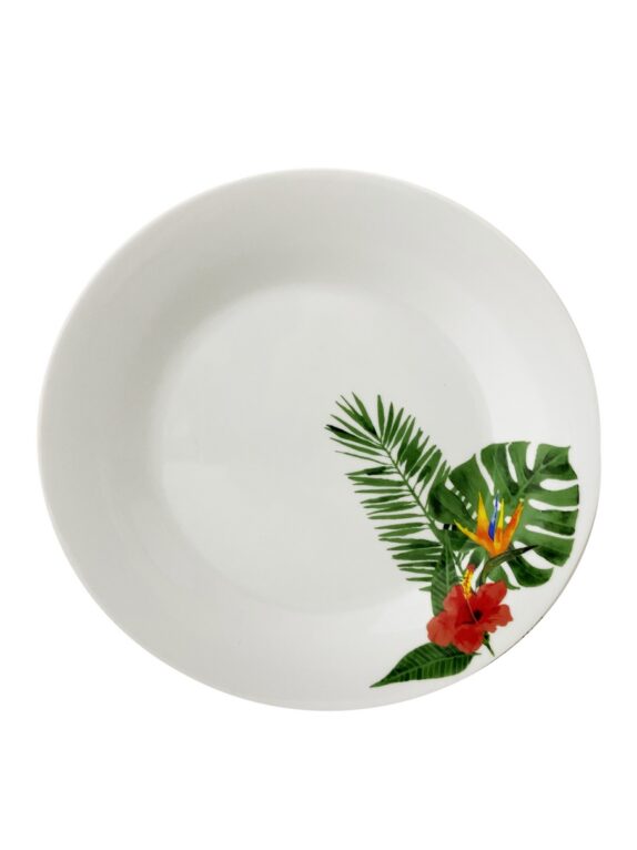 ASSIETTE PLATE 27 HIBISCUS