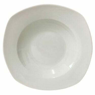ASSIETTE CARRE SOUPE 23 BLANCH