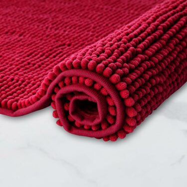 TAPIS POILS 40 X 60 ROUGE