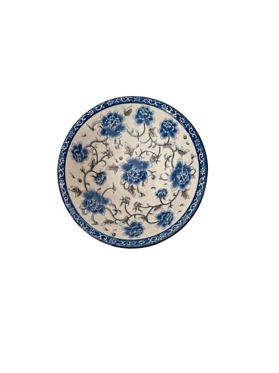 ASSIETTE PORCELAINE PIVONE BLE