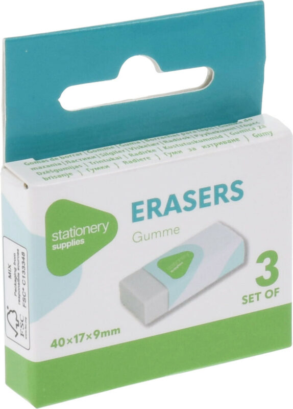 GOMMES 40X17X9MM SET 3PCS