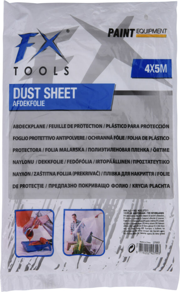 FEUILLE ANTI-POUSSIÈRE 4X5MTR