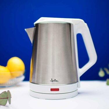 BOUILLOIRE 2L 1500W INOX/BLC