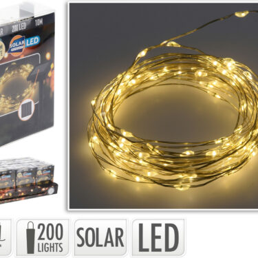 FIL LED SOLAIRE 200PCS BL CHAU