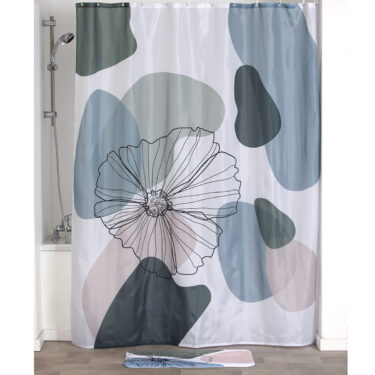 RIDEAU DE DOUCHE POLYESTER 180