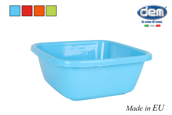 BASSINE CARREE 6L  30CM COLORS