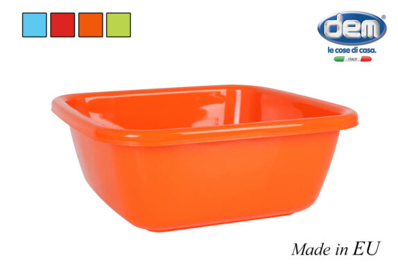BASSINE CARRE 10L  34CM COLORS