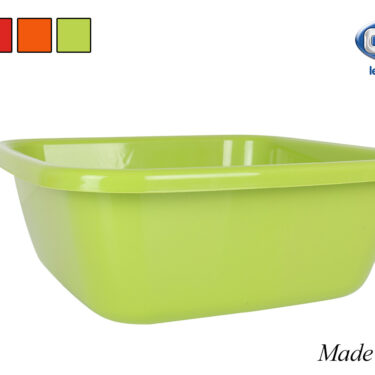 BASSINE CARREE 15L  38CM COLOR