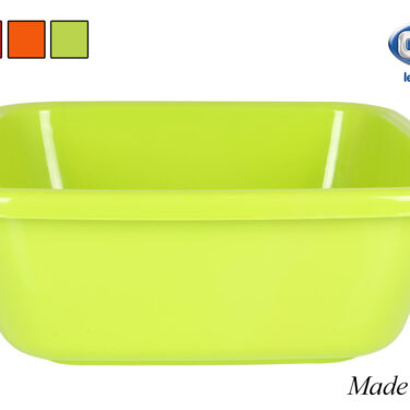 BASSINE CARREE 20L  44CM COLOR