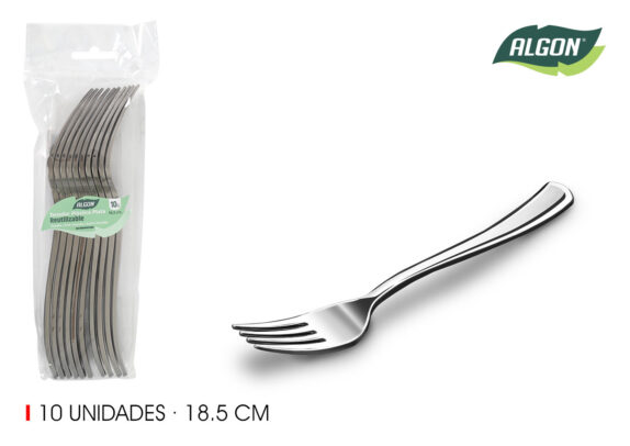SET10 FOURCHETTE 18,5CM ARGENT
