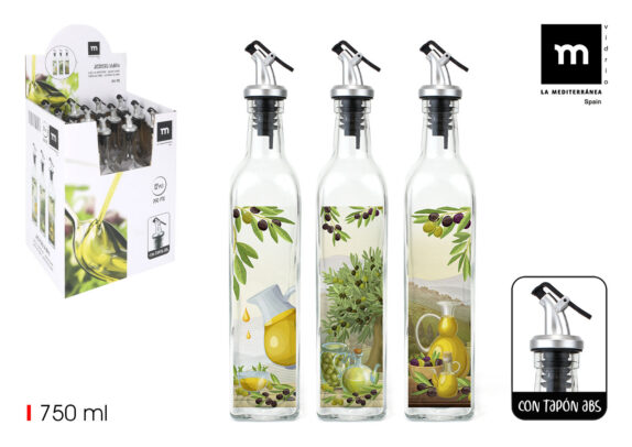 HUILIER VERRE A/COUVERCLE ANNA