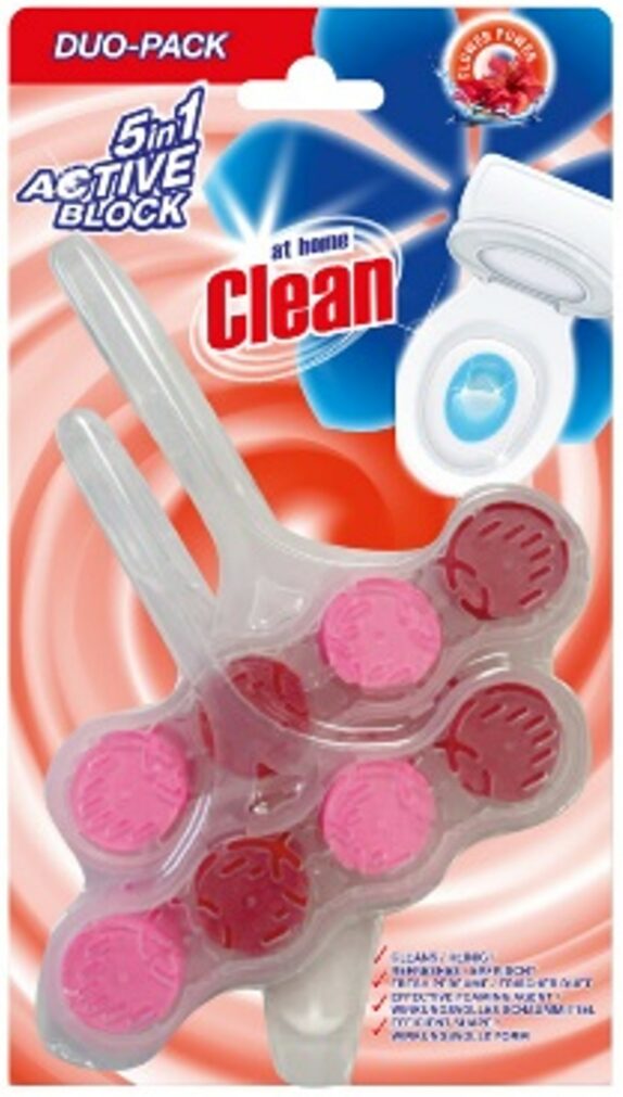 AT HOME CLEAN BLOC WC FLOWER