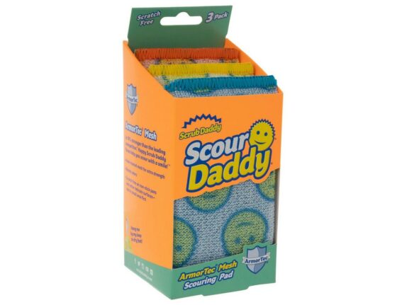 SCRUB DADDY SCOUR ÉPONGE 3 PCS