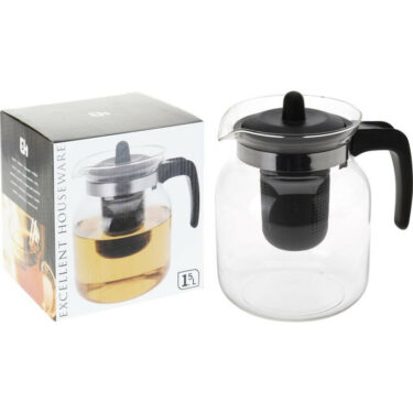 THEIERE 1.5L VERRE AVEC FILTRE