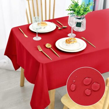 NAPPE ANTI TACHE ROUGE 140*240
