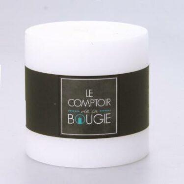 BOUGIE RDE RUSTIC 10*10 BLANC