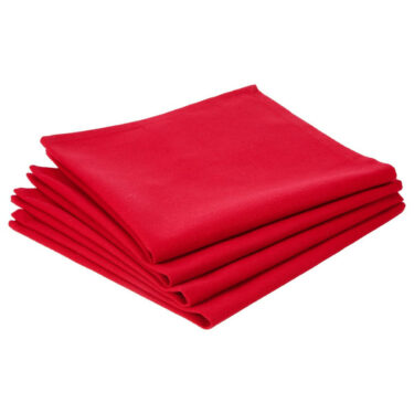 SERVIETTE TABLE CTN ROUGE X4