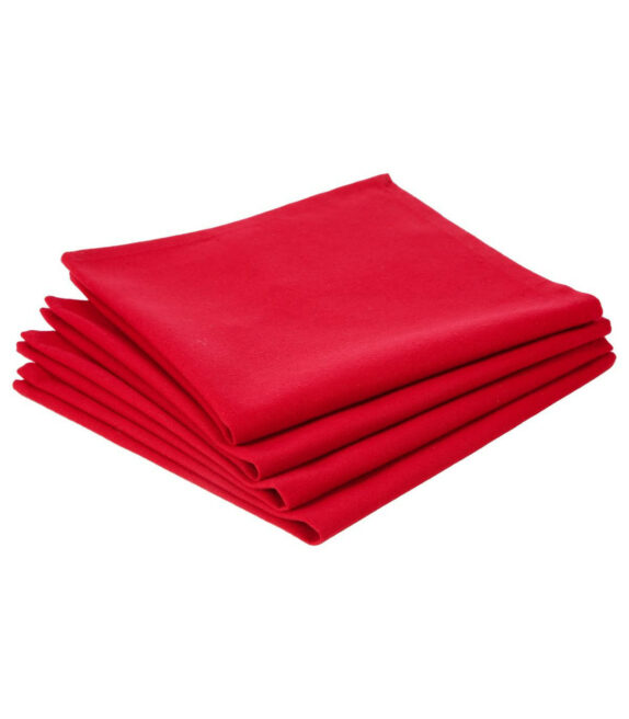 SERVIETTE TABLE CTN ROUGE X4