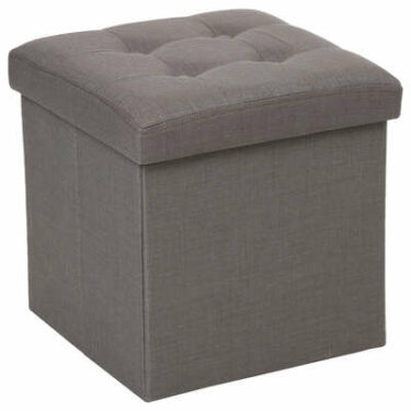 POUF PLI GRIS LYSANDRE
