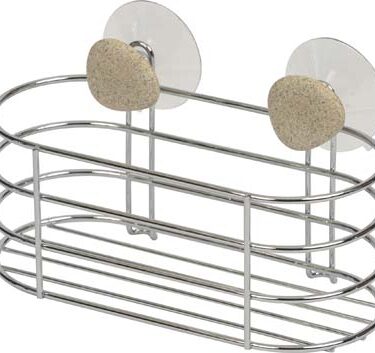 PANIER OVAL METAL DECO GALET