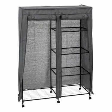 ARMOIRE ROULETTES 1PEND/5ETAG