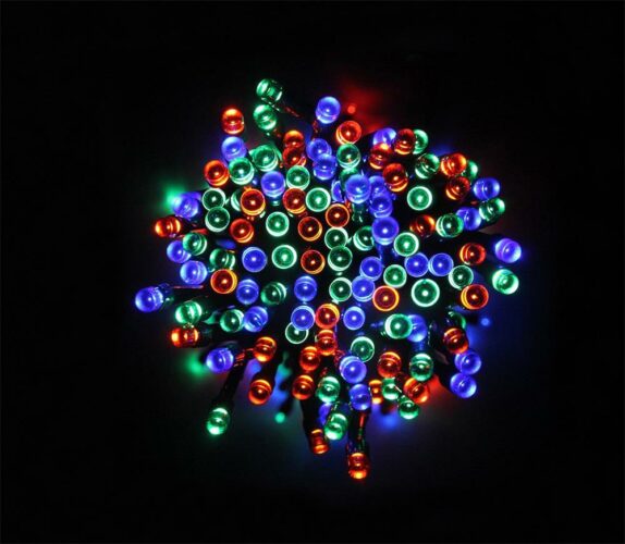 GUIRLANDE SOLAIRE 50 LED MULTI