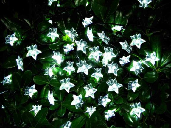 GUIRLANDE 150 LED ETOILES BLAN