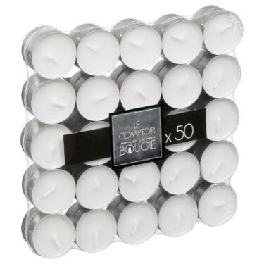 BOUGIE CP BLANCHES CARTON X50