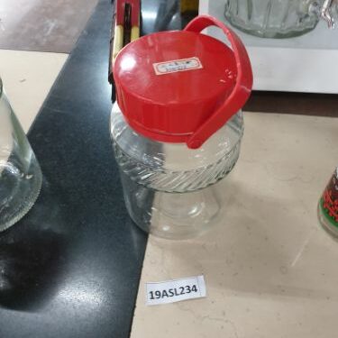 BOCAL VERRE COUVERCLE PLASTIQU