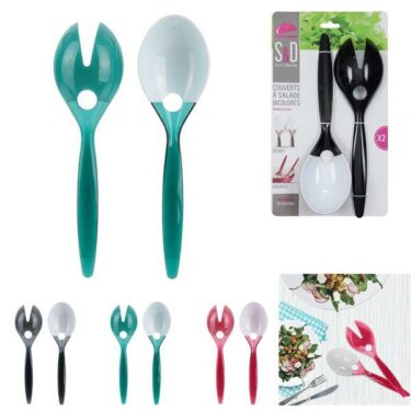 COUVERTS A SALADE BICOLORE M24
