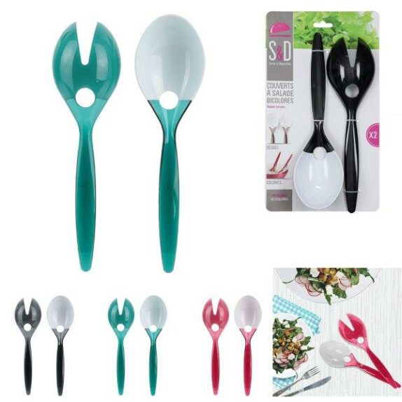 COUVERTS A SALADE BICOLORE M24