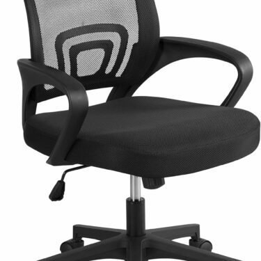 CHAISE BUREAU ACCOUD NOIR