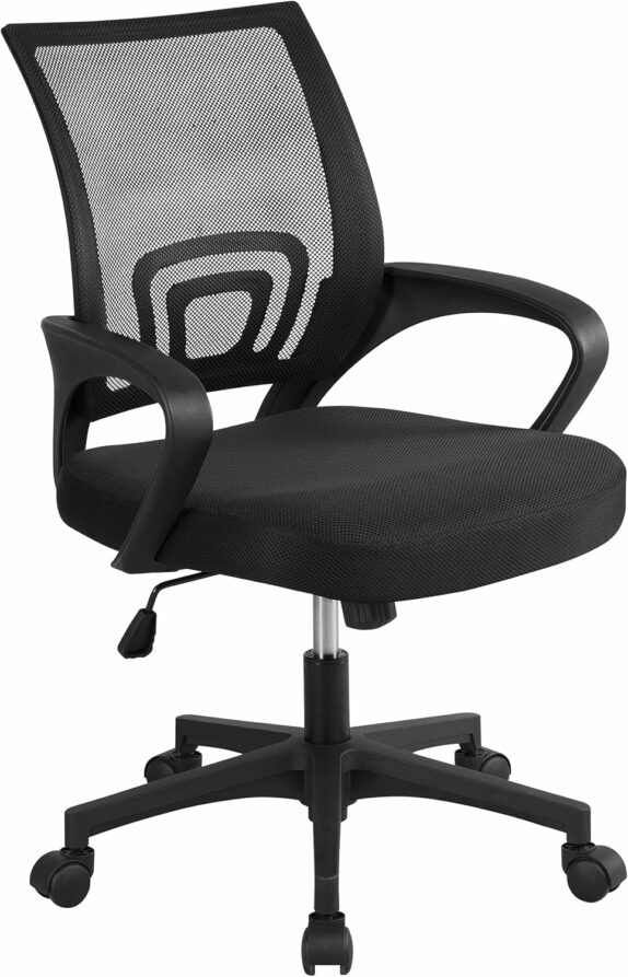 CHAISE BUREAU ACCOUD NOIR