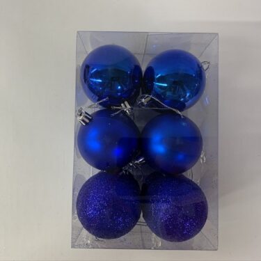 TUBOT 12 BOULES Ø6CM BLEUES