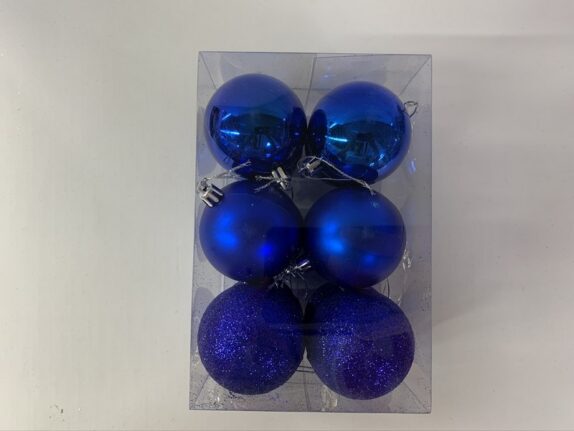 TUBOT 12 BOULES Ø6CM BLEUES