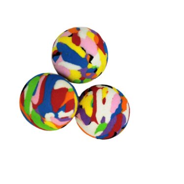 JOUET CHAT BALLE MULTICOLORE X