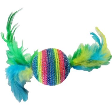 JOUET BALLE + PLUMES