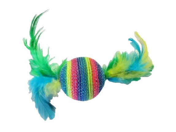 JOUET BALLE + PLUMES